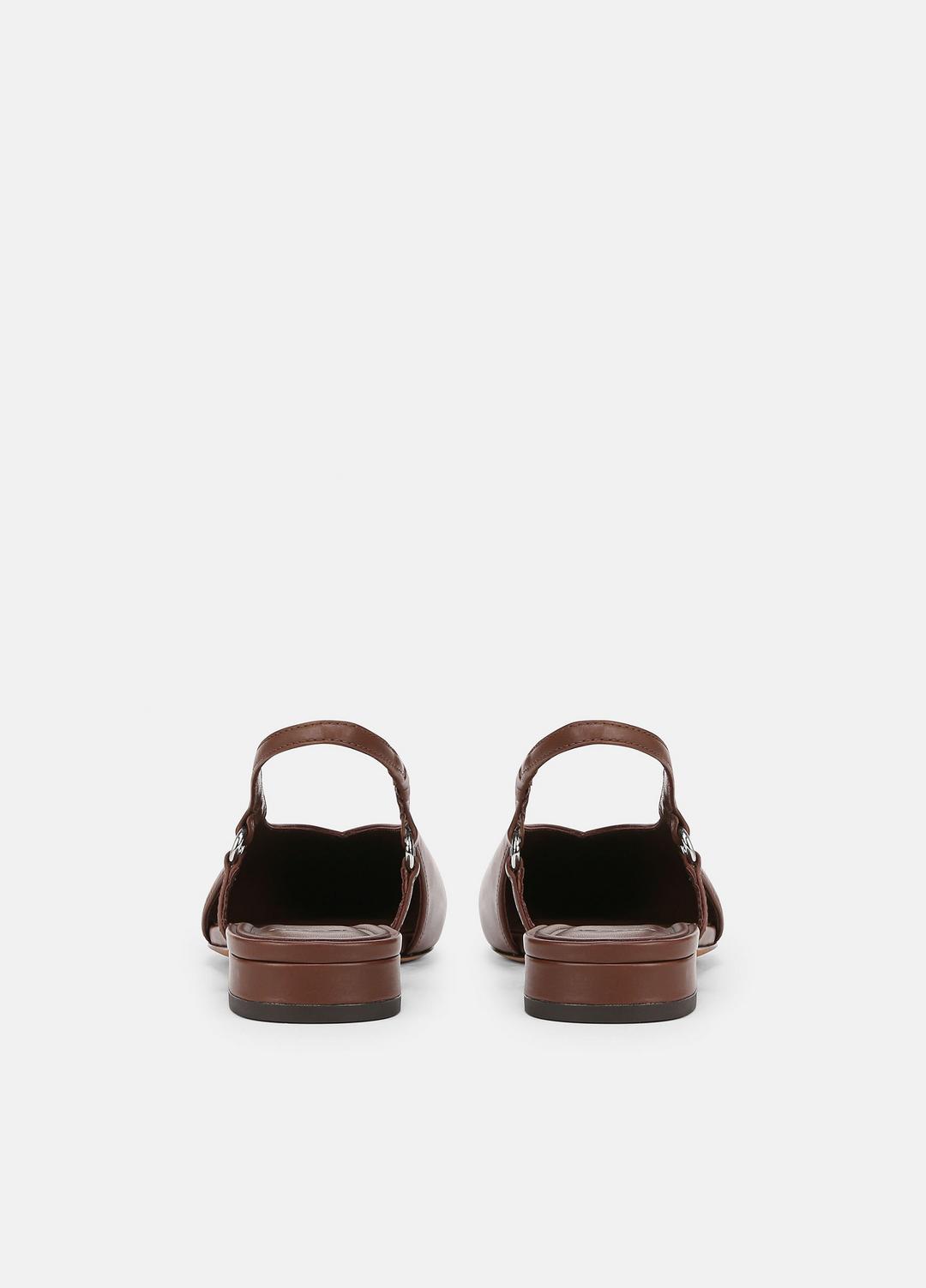 VINCE Ines Leather Slingback Flat in Shoes