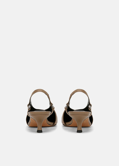 VINCE Sabrina Leather Slingback Kitten Heel in Shoes