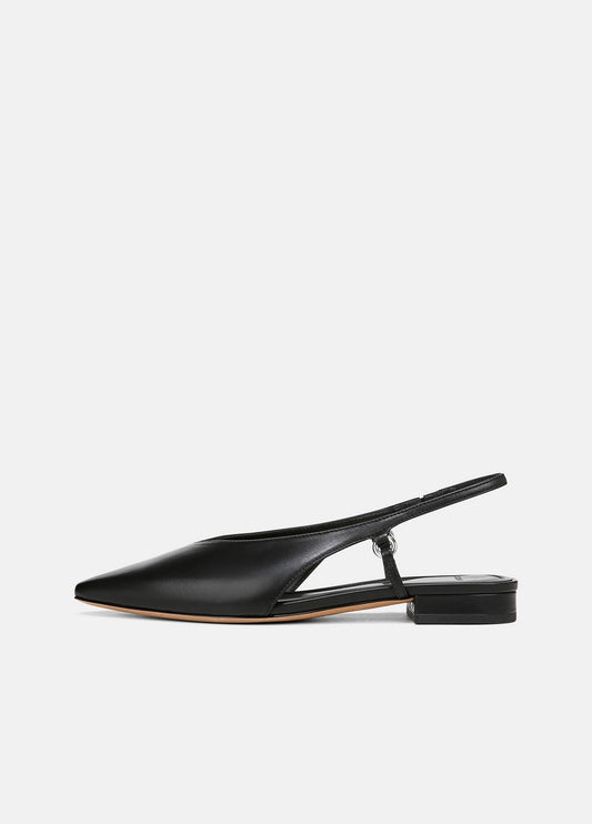 VINCE Ines Leather Slingback Flat in Shoes