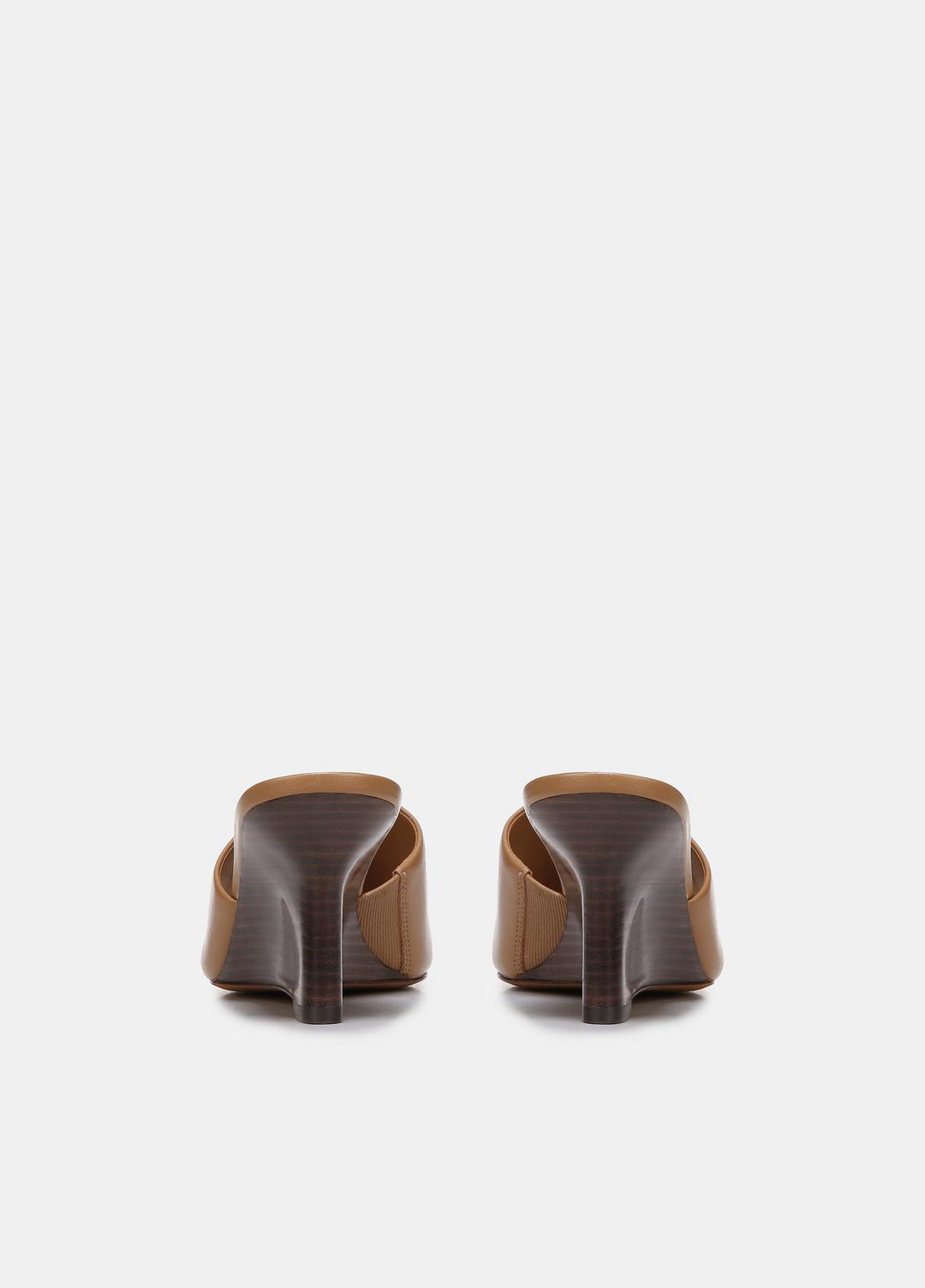 VINCE Pia Leather Wedge Sandal in Shoes