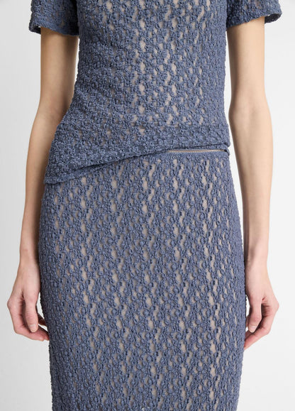 VINCE Floral Smocked Skirt in Dresses & Skirts