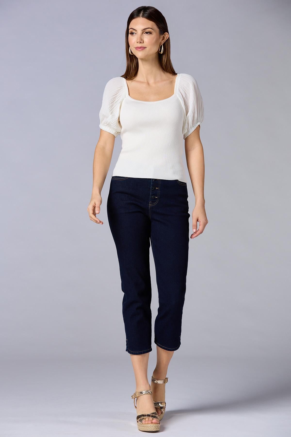 cache sleeve interest sweater Versona Caché