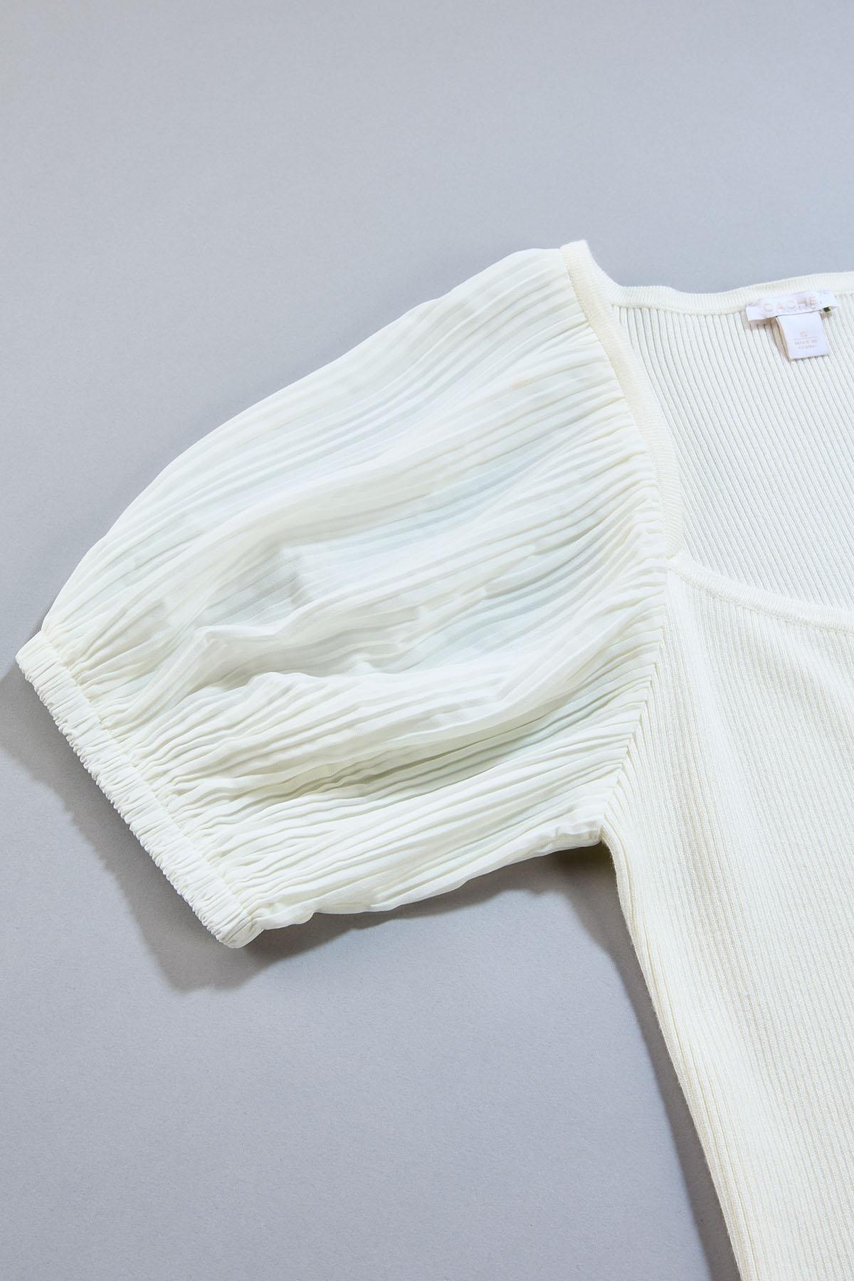 cache sleeve interest sweater Versona Caché