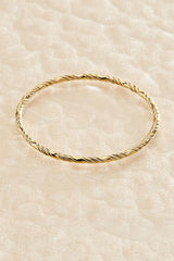 waterproof twisted bangle bracelet Versona Jewelry