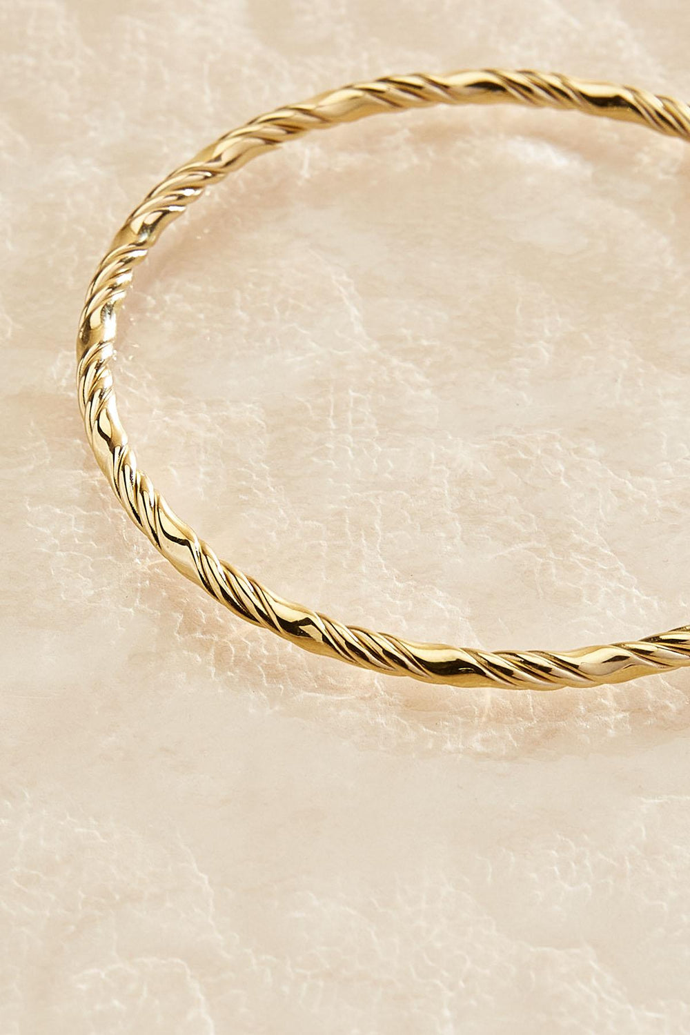 waterproof twisted bangle bracelet Versona Jewelry