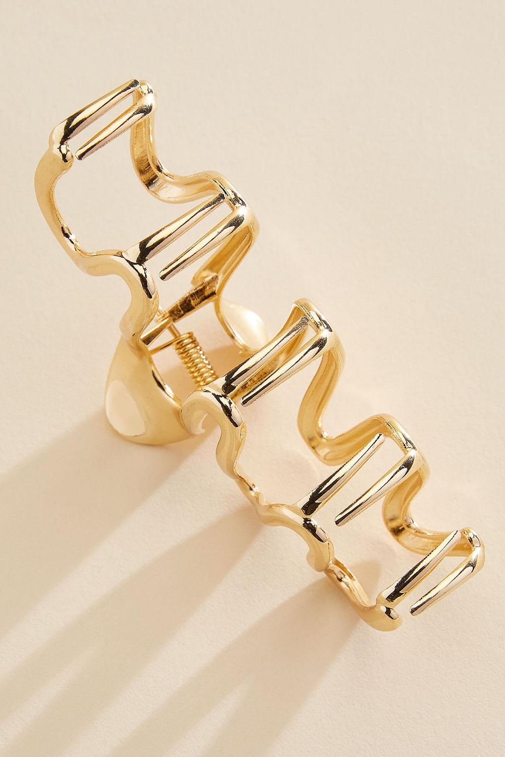 gold swirl claw clip Versona Accessories