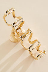 gold swirl claw clip Versona Accessories