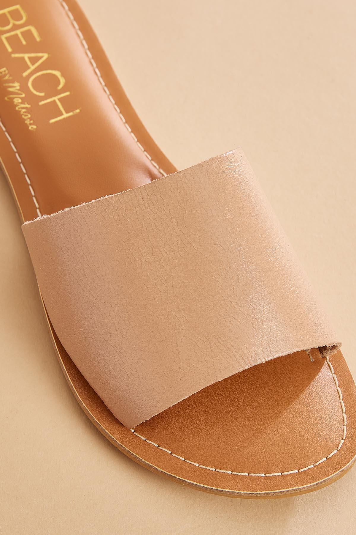faux leather single band sandals Versona Shoes|Sale|Trends