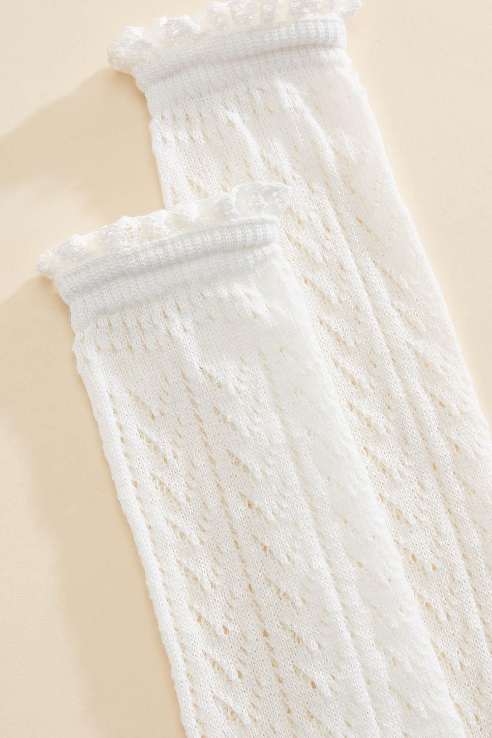 pointelle ruffle slouchy crew socks Versona Sale|Accessories