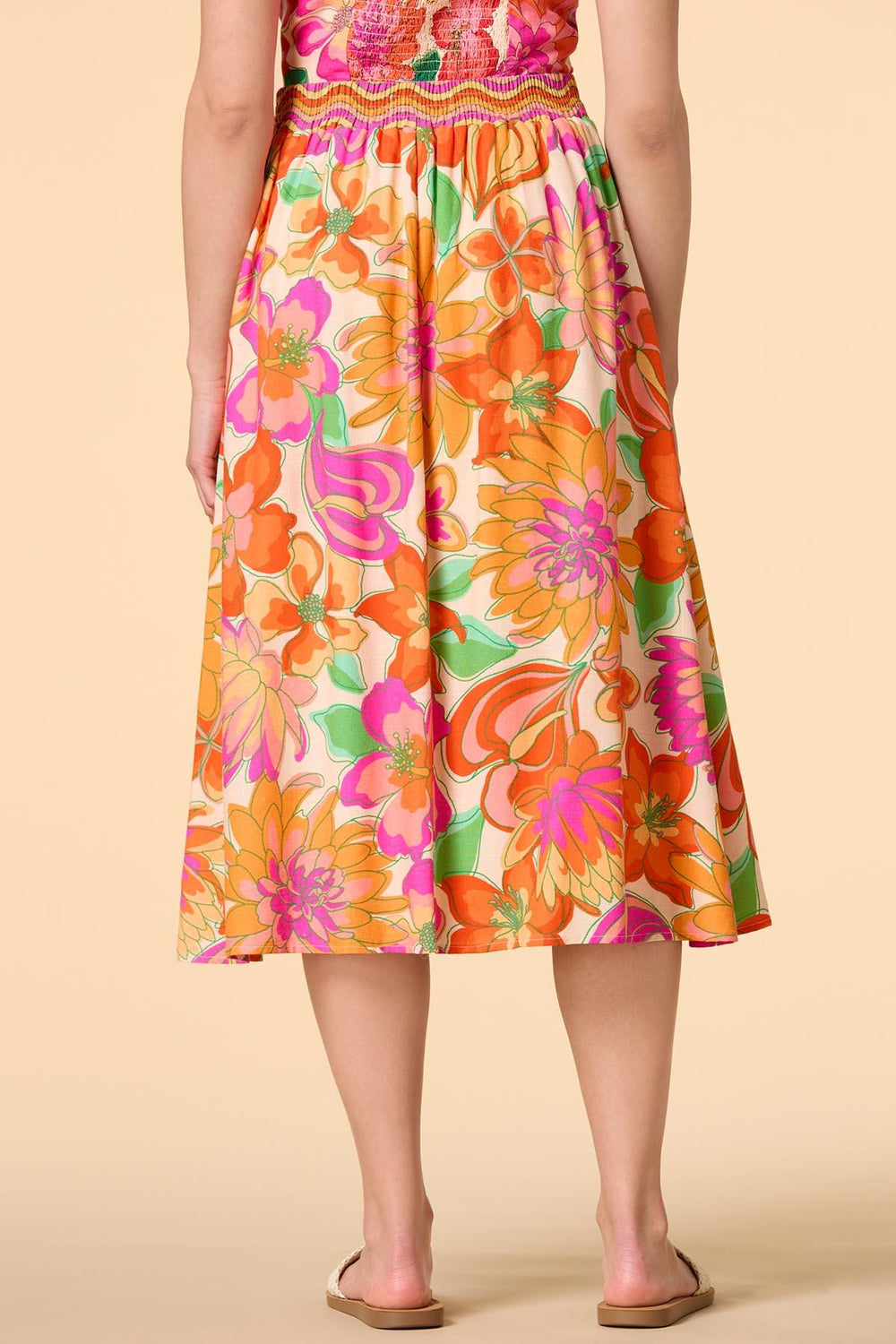 caribbean cutie midi skirt Versona Trends|Apparel