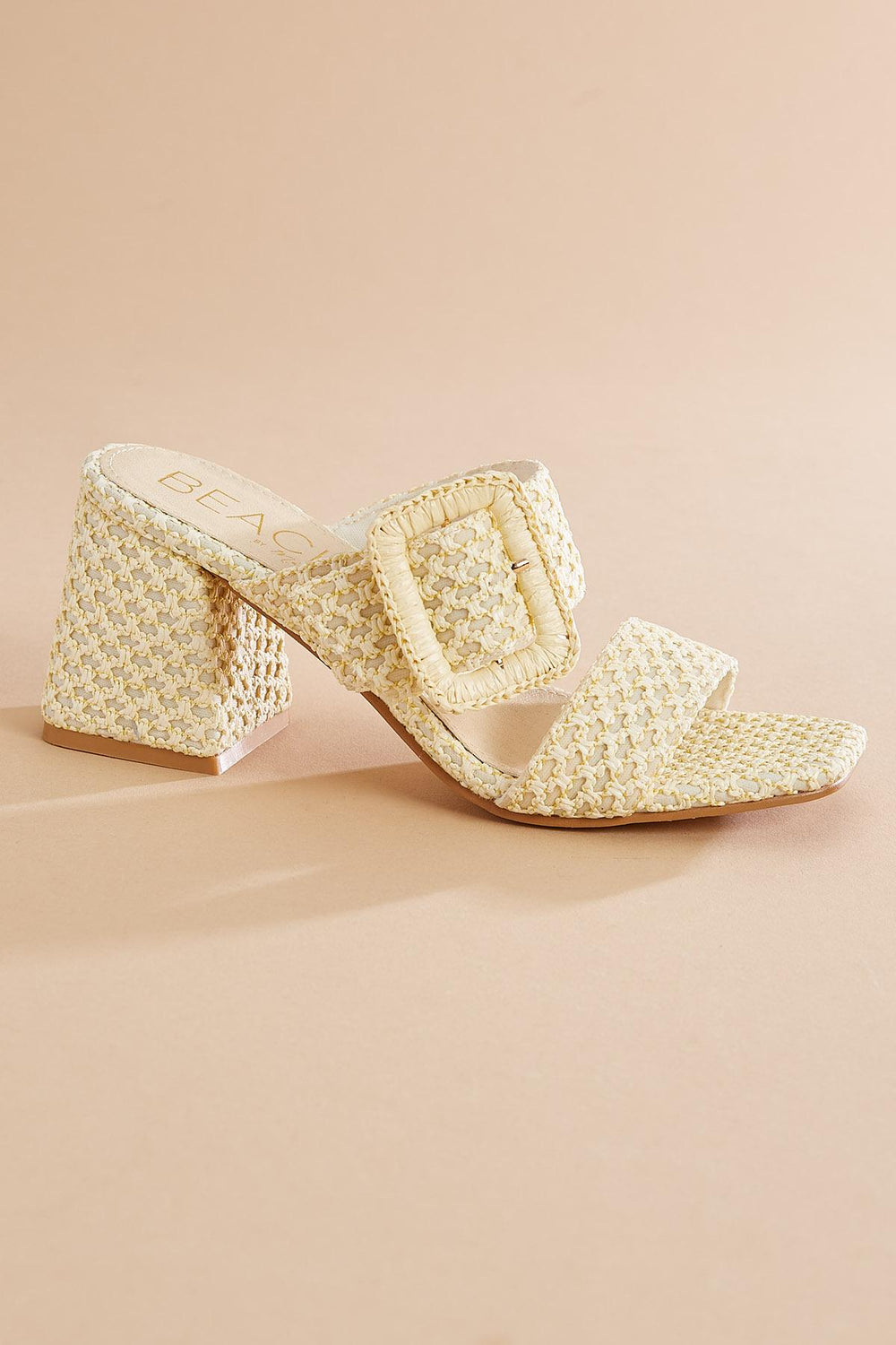 buckle band block heels Versona Trends|Shoes