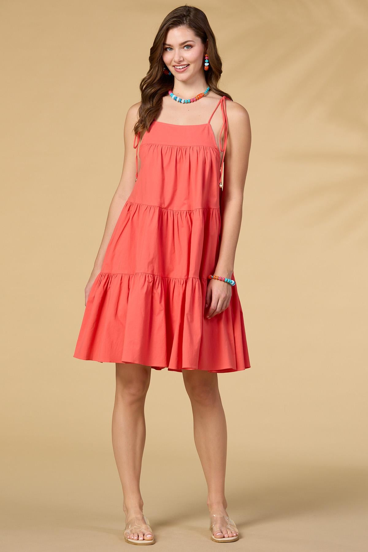 coral island cutie dress Versona Trends|Apparel