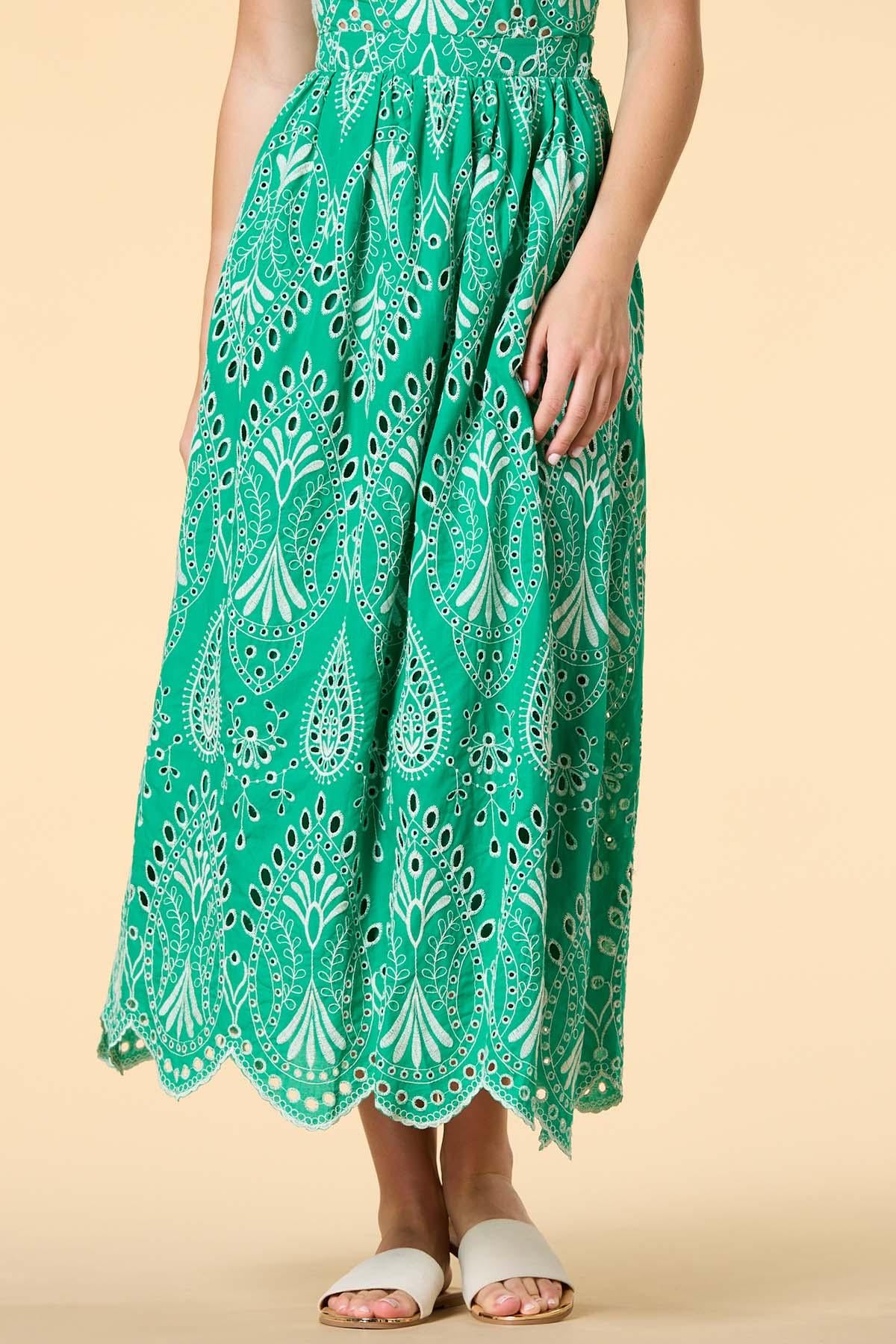 go green maxi skirt Versona Trends|Apparel
