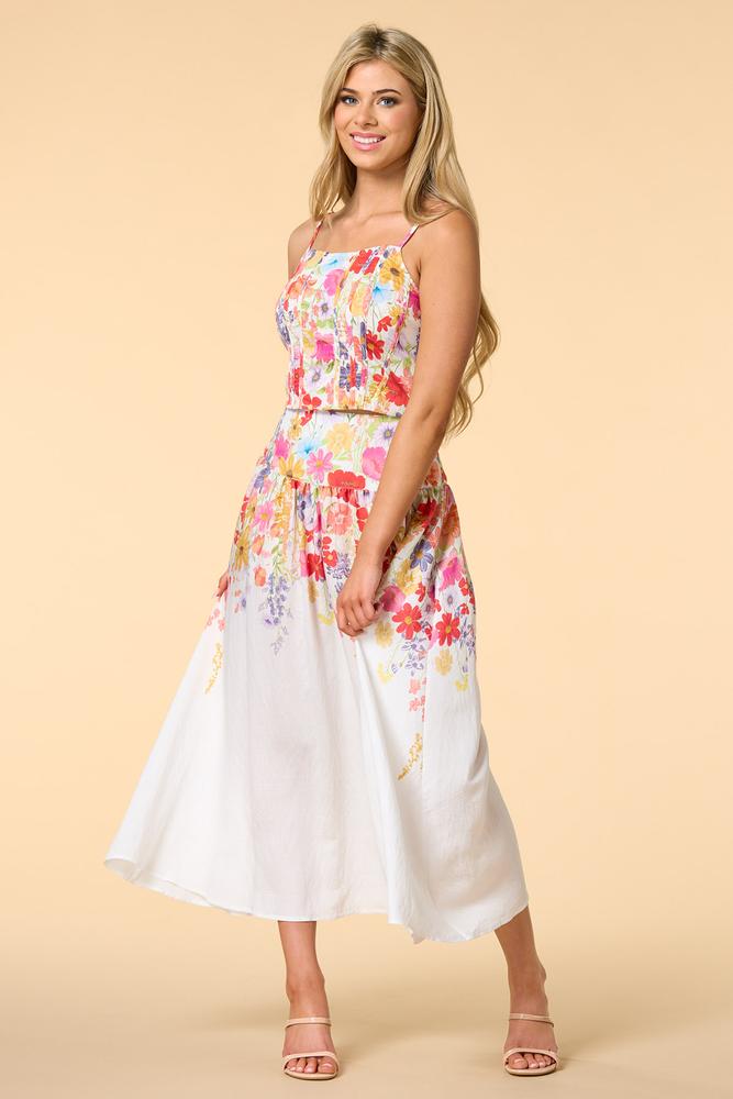 botanical garden maxi skirt Versona Trends|Apparel