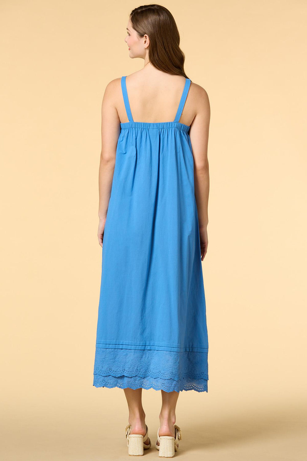 pretty blue eyes midi dress Versona Trends