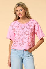 beaded blooms top Versona Trends