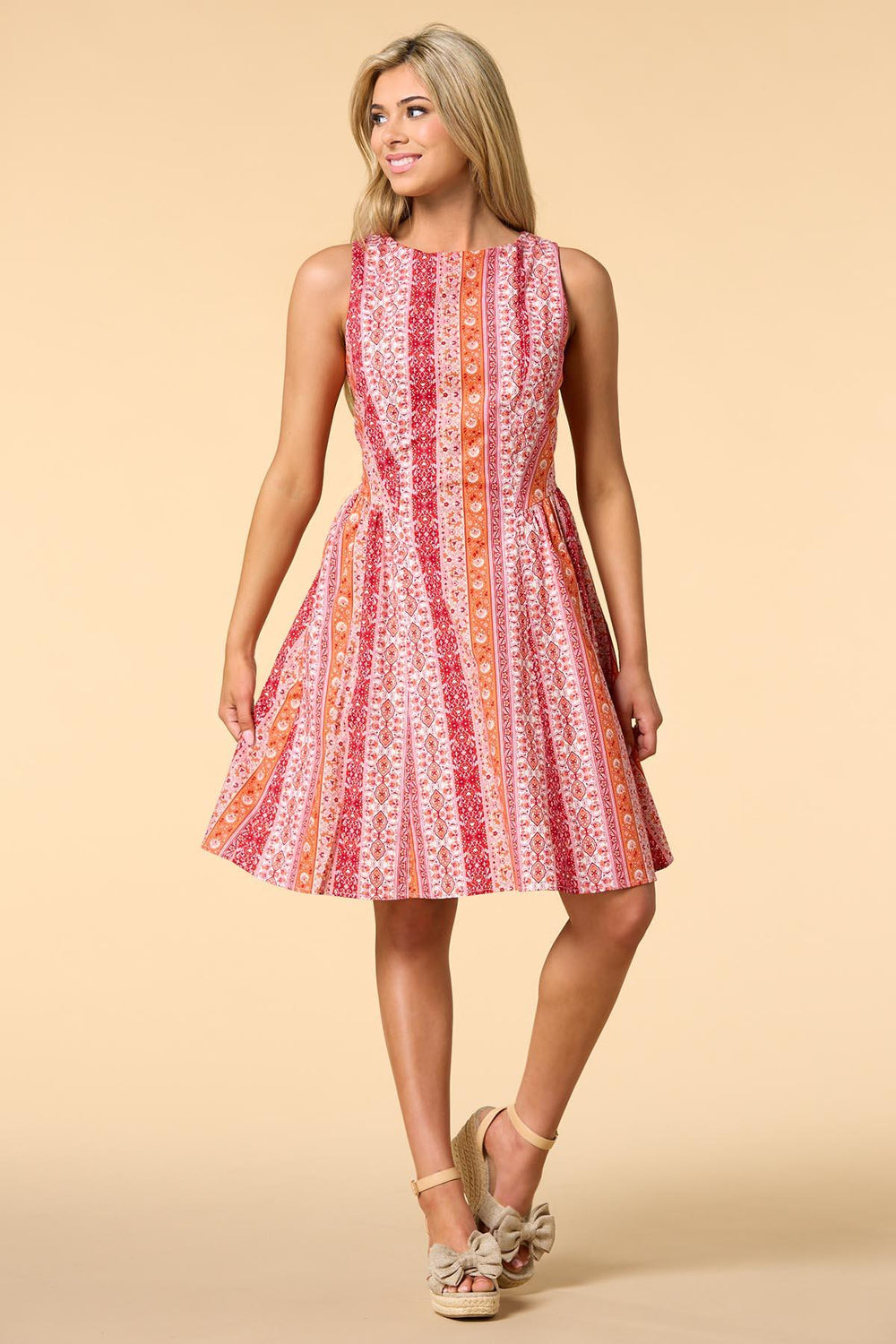 pretty prints mini dress Versona Trends