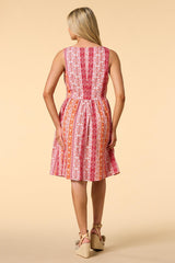pretty prints mini dress Versona Trends