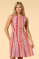 pretty prints mini dress Versona Trends