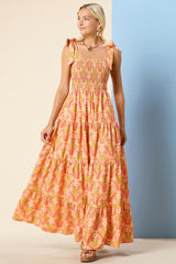 citrus sunshine maxi dress Versona Trends