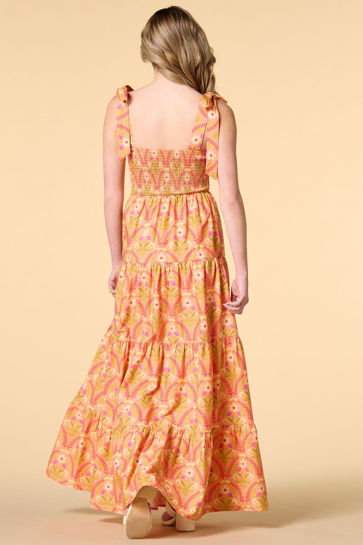 citrus sunshine maxi dress Versona Trends