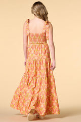 citrus sunshine maxi dress Versona Trends