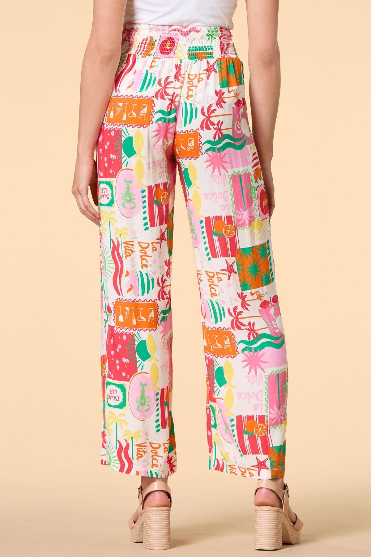 la dolce vita graphic pants Versona Trends|Apparel
