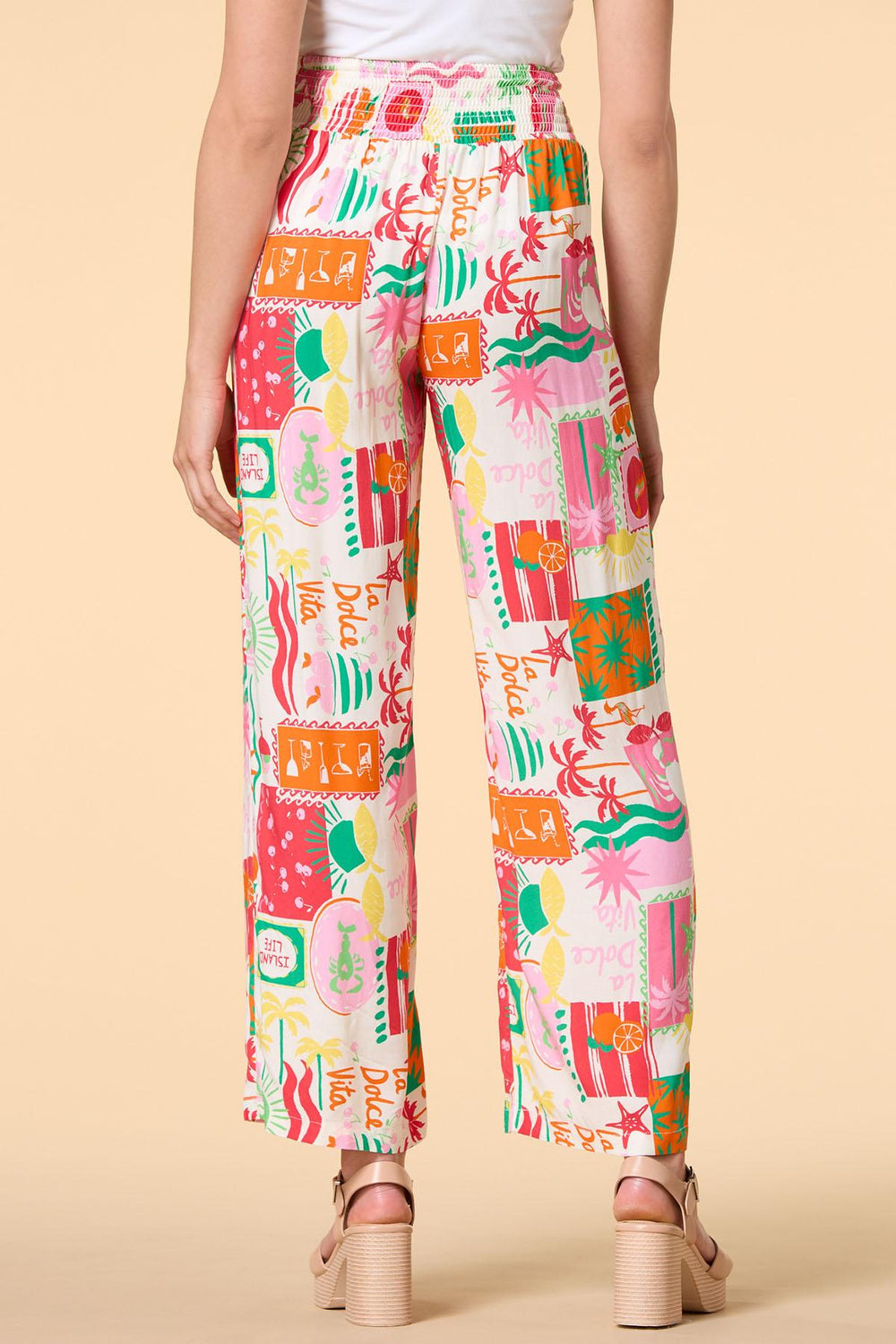 la dolce vita graphic pants Versona Trends|Apparel