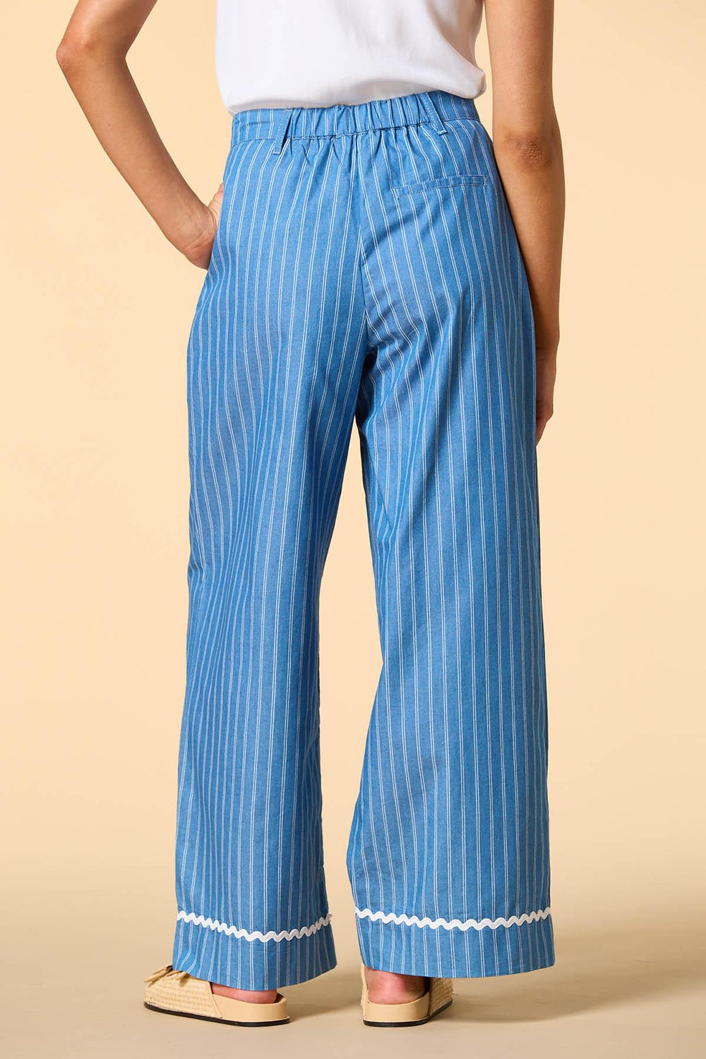 beach days chambray pants Versona Trends|Apparel