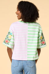 show your stripes top Versona Trends