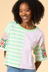 show your stripes top Versona Trends