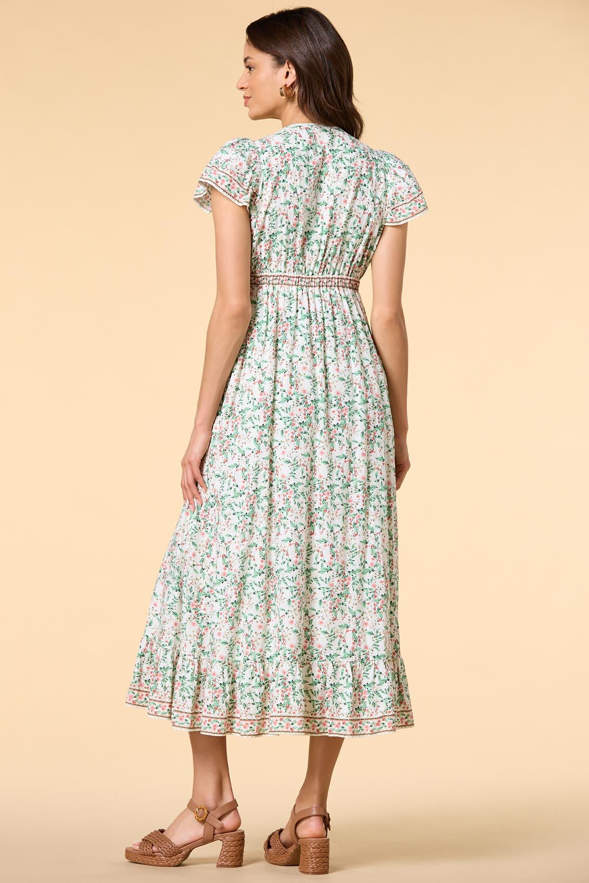 budding blooms maxi dress Versona Trends