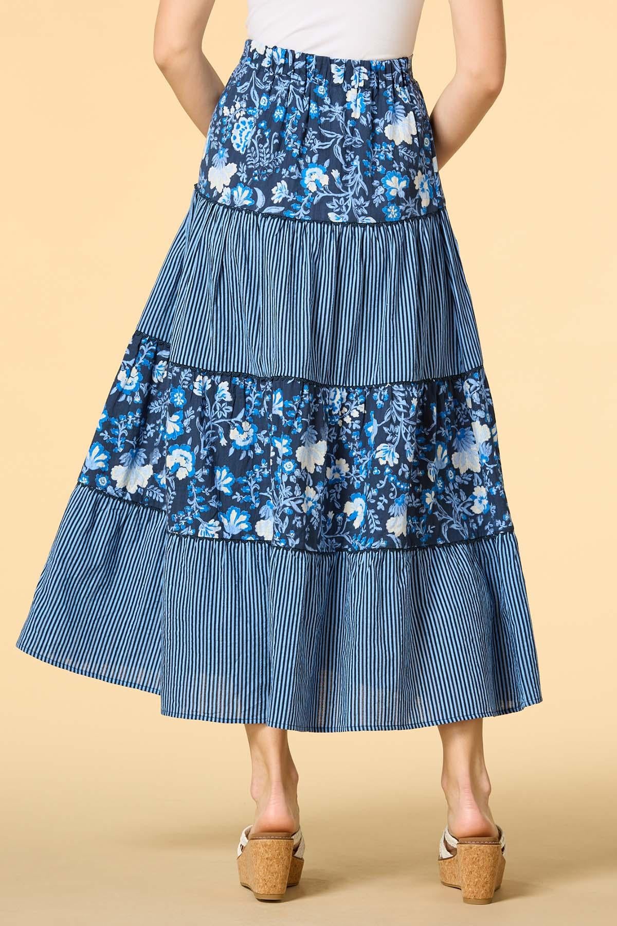 blue moon maxi skirt Versona Trends|Apparel