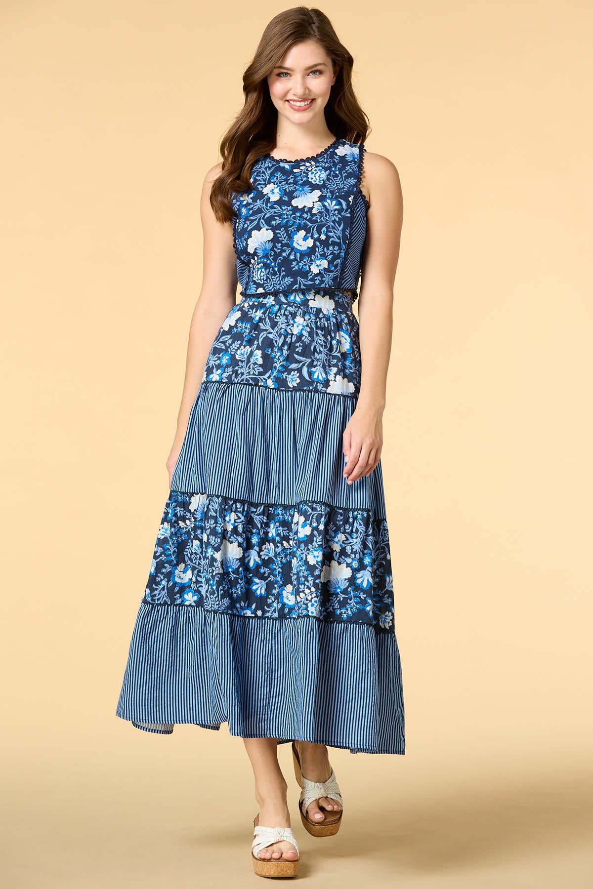 blue moon maxi skirt Versona Trends|Apparel
