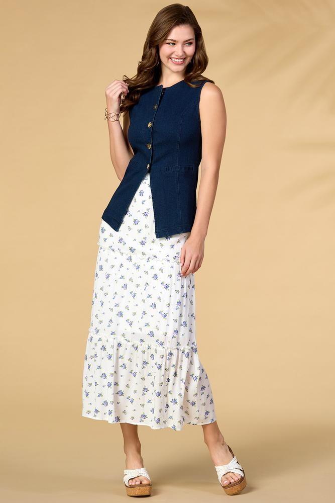 tier for the sun maxi skirt Versona Trends|Apparel