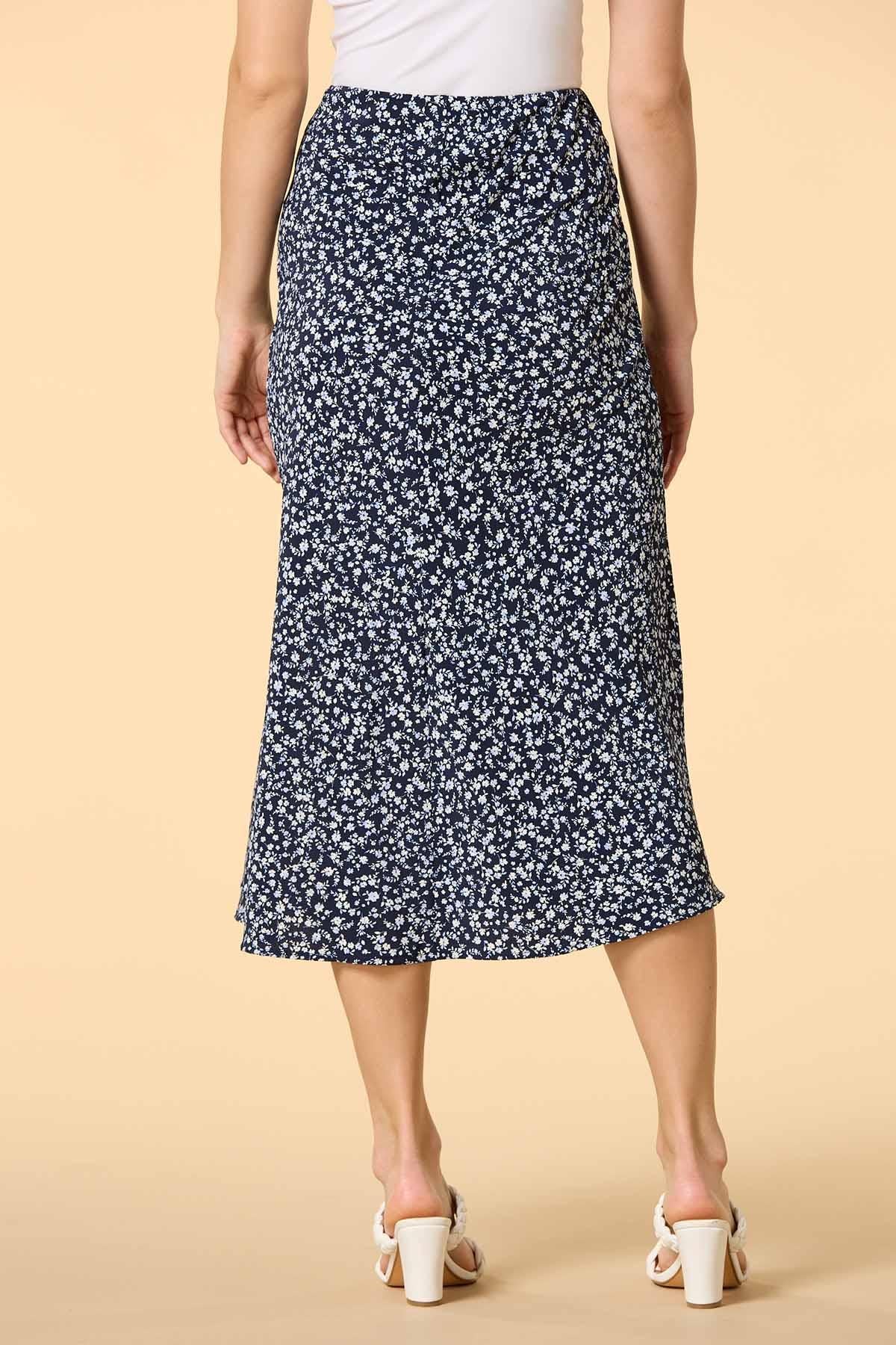 midnight bloom midi skirt Versona Trends|Apparel