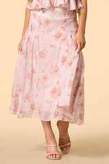 blushing blooms maxi skirt Versona Trends|Apparel