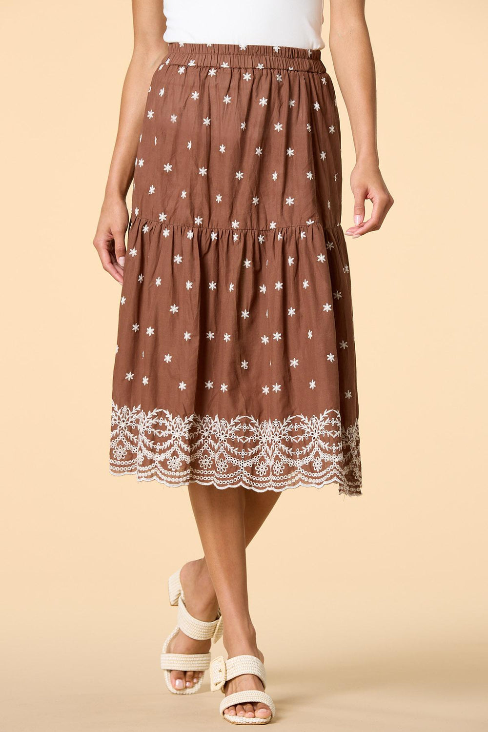 cactus blossom midi skirt Versona Trends|Apparel
