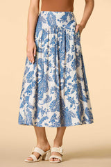summer breeze midi skirt Versona Trends
