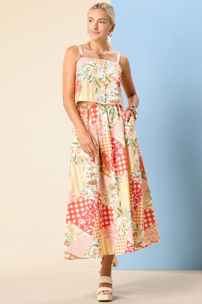 tangerine dream maxi skirt Versona Trends|Apparel