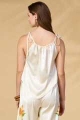 island resort satin tank Versona Trends|Apparel