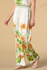 island resort satin pants Versona Trends|Apparel
