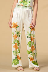 island resort satin pants Versona Trends|Apparel