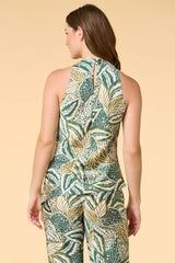 palm of my hand satin tank Versona Trends
