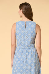 morning glory embroidered tank Versona Trends