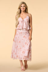 blushing blooms tank Versona Trends|Apparel