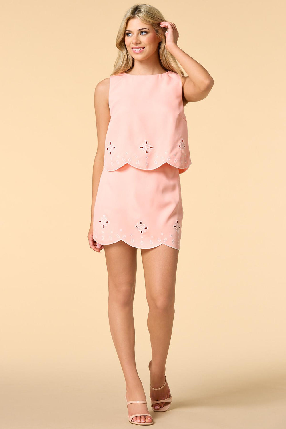 peach tea tank Versona Trends