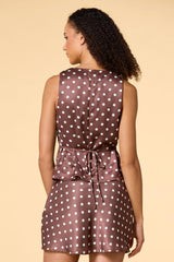 double date satin tank Versona Trends