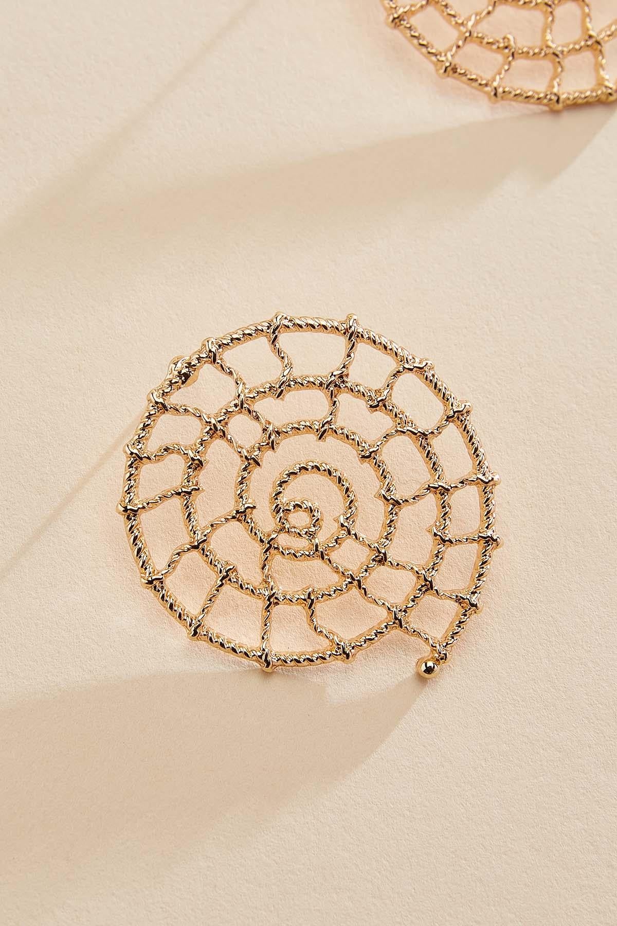 webbed spiral conch shell earrings Versona Trends|Jewelry