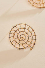 webbed spiral conch shell earrings Versona Trends|Jewelry